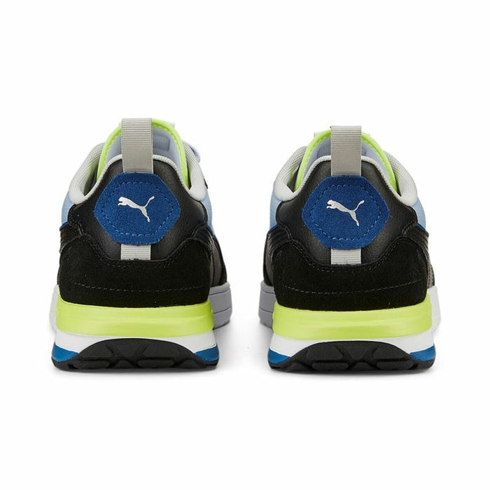 Herren Sneaker Puma R22 Blau Gelb