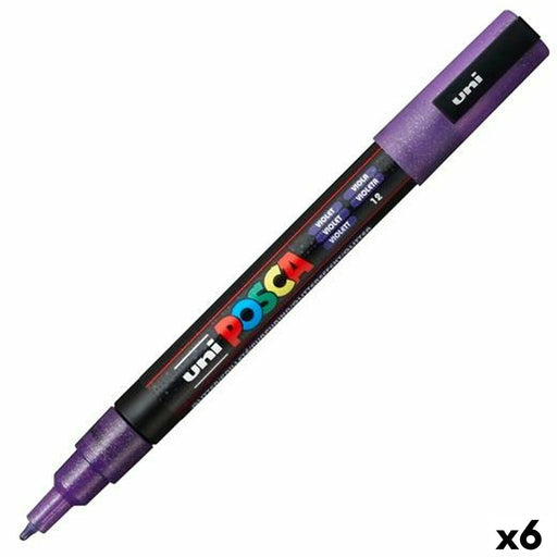 Marker POSCA PC-3ML Violett (6 Stück)