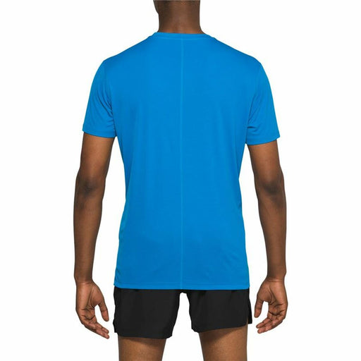 Herren Kurzarm-T-Shirt Asics Core SS M Blau Indigo
