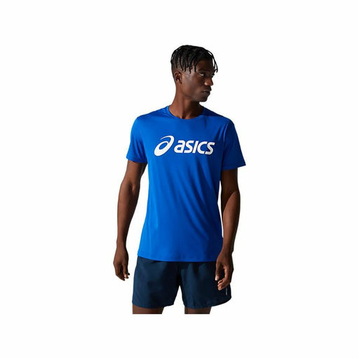Herren Kurzarm-T-Shirt Asics Core Blau