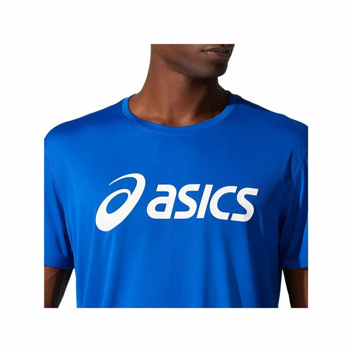 Herren Kurzarm-T-Shirt Asics Core Blau