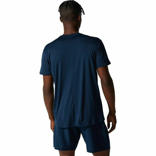 Herren Kurzarm-T-Shirt Asics Core Marineblau
