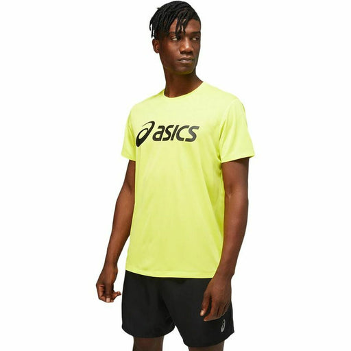 Herren Kurzarm-T-Shirt Asics Core Gelb