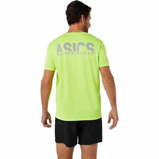 Herren Kurzarm-T-Shirt Asics Katakana grün