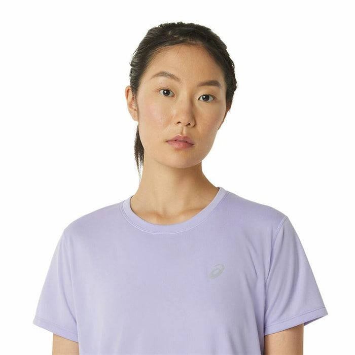 Damen Kurzarm-T-Shirt Asics Core Lila