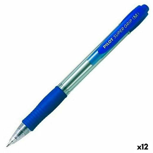 Stift Pilot Supergrip Blau 0,4 mm 1 mm (12 Stück)