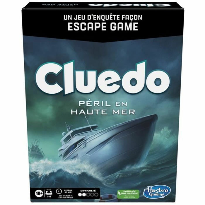 Geschicklichkeitsspiel Hasbro Cluedo	Péril en Haute Mer Französisch (FR)