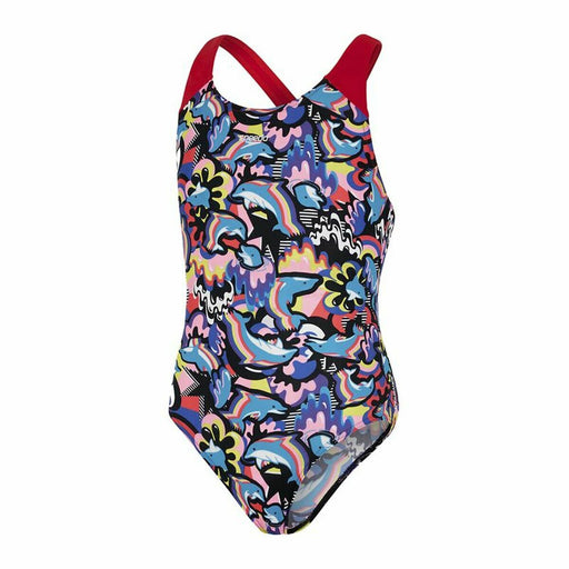 Badeanzug für Mädchen Speedo Digital Allover Splashback Bunt