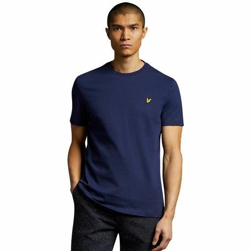 Herren Kurzarm-T-Shirt Lyle & Scott V1-Plain  Marineblau Herren