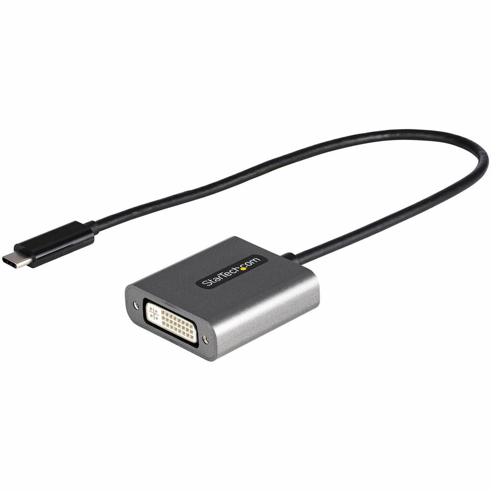 USB-C-zu-DVI-Adapter Startech CDP2DVIEC Schwarz Silberfarben Schwarz/Silberfarben