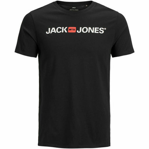 Herren Kurzarm-T-Shirt JJECORP LOGO TEE SS Jack & Jones 12137126 Schwarz