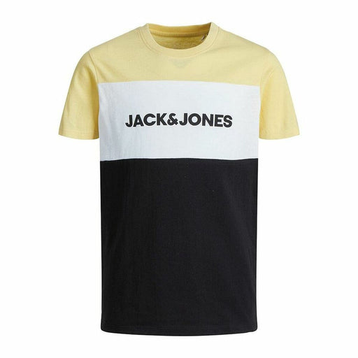 Kurzarm-T-Shirt für Kinder BLOCKING TEE Jack & Jones JNR 12174282 Gelb