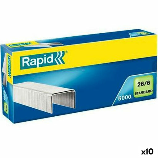 Heftklammern Rapid 26/6 6 mm 5000 Stücke (10 Stück)