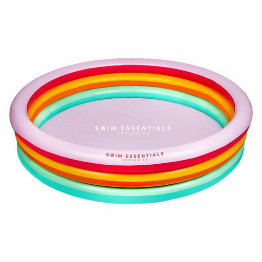 Aufblasbarer Pool Swim Essentials Rainbow  Rosa