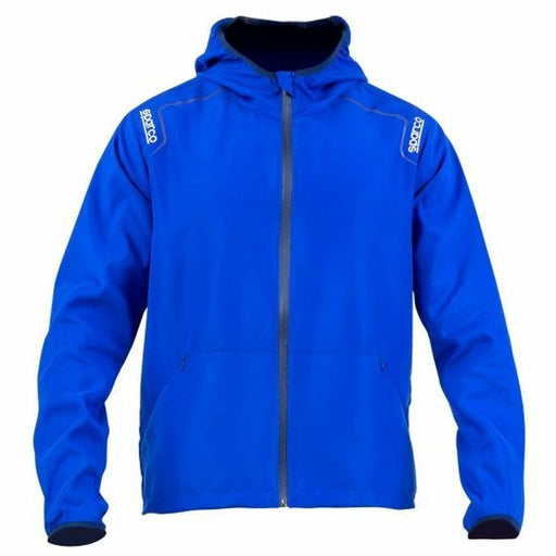 Sweater mit Kapuze Sparco NEW WIND STOPPER Blau Größe XXL