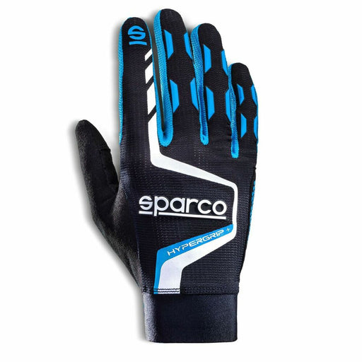 Handschuhe Sparco Hipergrip+ Blau/Schwarz Größe 10