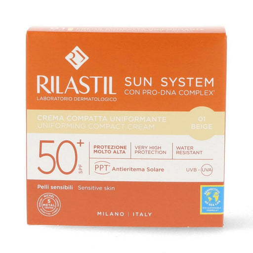 Kompakte Bräunungspulver Rilastil Sun System Beige 10 g