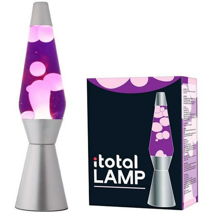Lava-Lampe iTotal Purpur Rosa 36 cm