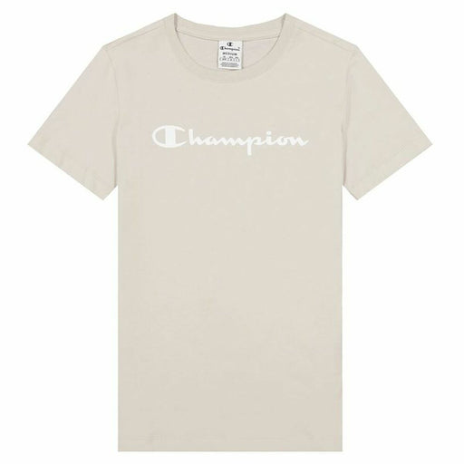 Damen Kurzarm-T-Shirt Champion Big Script Logo Weiß