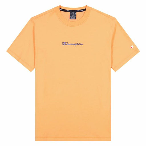 Kurzarm-T-Shirt Champion Crewneck M Orange