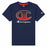 Kurzarm-T-Shirt für Kinder Champion Crewneck T-Shirt B Marineblau