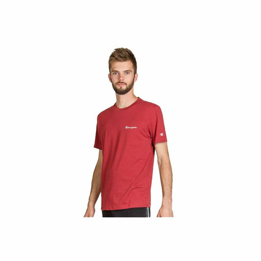 Herren Kurzarm-T-Shirt Champion Crewneck Rot