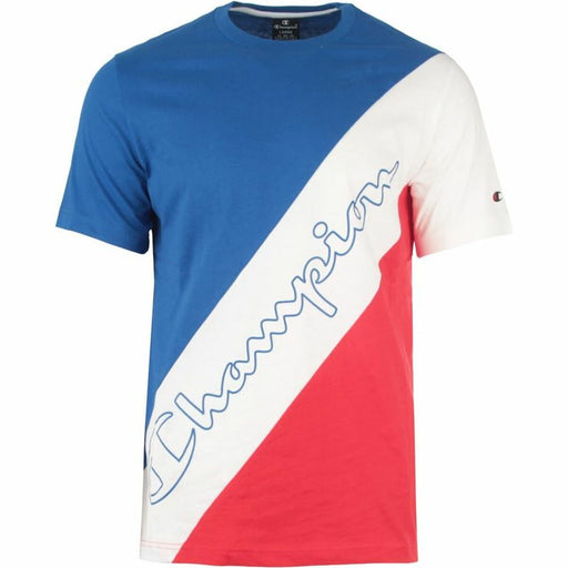 Herren Kurzarm-T-Shirt Champion Sportswear Blau