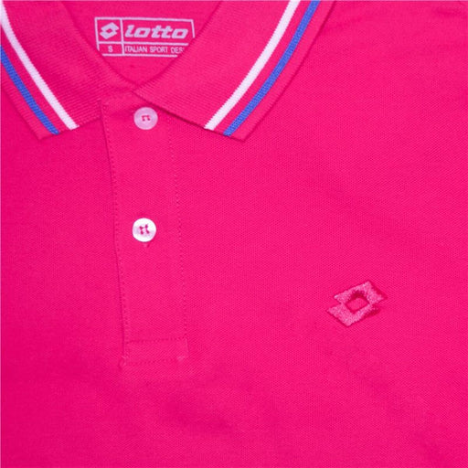 Herren Kurzarm-Poloshirt Lotto Reed Pink