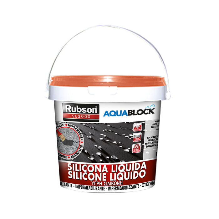 Silikon Rubson aquablock 1 kg Ziegelfarben