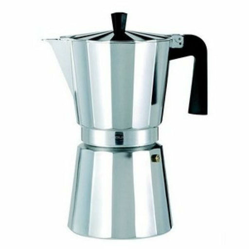 Italienische Kaffeemaschine Valira VITRO 9T Silberfarben Aluminium 9 Tassen