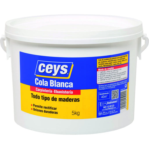 Sekundenkleber Ceys 501705 Weiß 5 kg