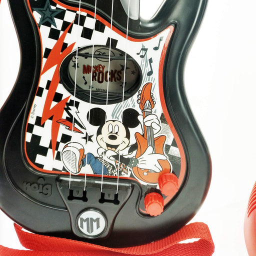 Musikanlage Mickey Mouse Mikrofon Kindergitarre