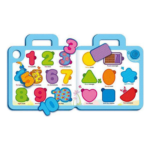Pädagogisches Spielzeug Reig Handtasche Zahlen 18 Stücke Alphabet
