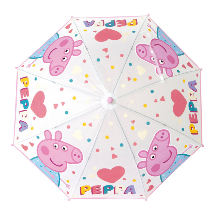 Regenschirm Peppa Pig Having fun Hellrosa (Ø 80 cm)