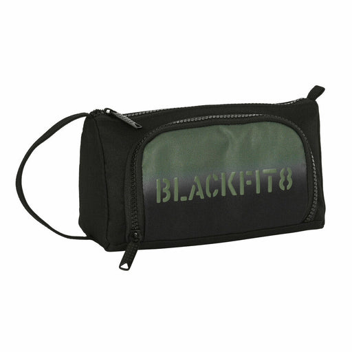Schulmäppchen BlackFit8 Gradient Schwarz Militärgrün 20 x 11 x 8.5 cm