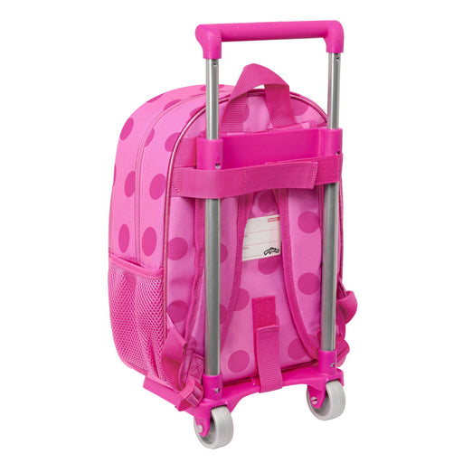 Schulrucksack mit Rädern Lady Bug Pink (26 x 34 x 11 cm)