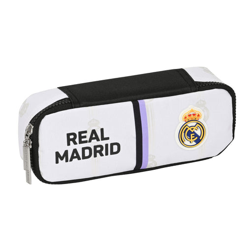Schulmäppchen Real Madrid C.F. Schwarz Weiß (22 x 5 x 8 cm)