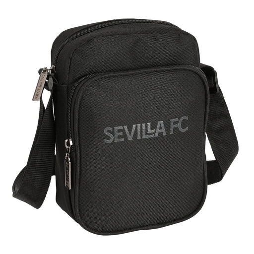 Umhängetasche Sevilla Fútbol Club Teen 16 x 22 x 6 cm Schwarz