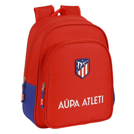 Schulrucksack Atlético Madrid Rot Marineblau (27 x 33 x 10 cm)