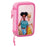 Federmäppchen mit Zubehör Barbie Girl Rosa 12.5 x 19.5 x 4 cm (28 Stücke)