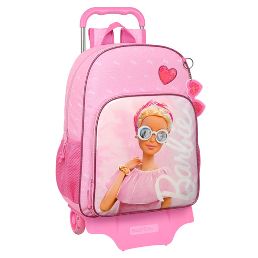 Schulrucksack mit Rädern Barbie Girl Rosa 33 x 42 x 14 cm