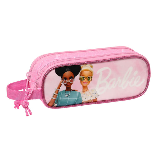 Zweifaches Mehrzweck-Etui Barbie Girl Rosa 21 x 8 x 6 cm