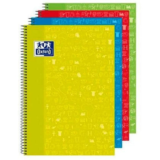 Notizbuch Oxford Write & Erase Bunt Din A4 80 Blatt 4 Stücke