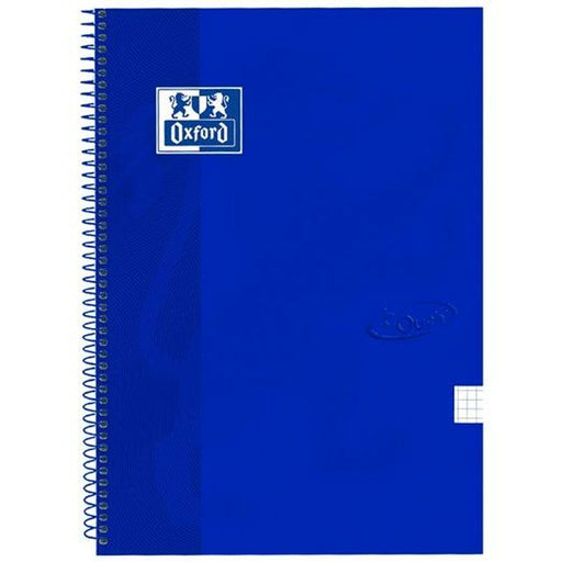 Notizbuch Oxford Denim Touch Blau Din A4 80 Blatt (5 Stücke)