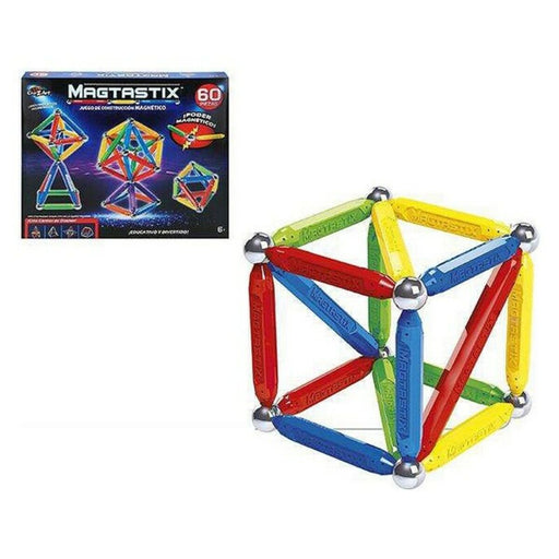 Konstruktionsspiel Magnetic Magtastix Colorbaby 43926 (60 pcs)