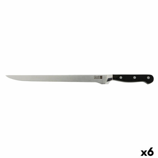 Schinkenmesser Quid Professional Inox Chef Black Metall 28 cm (Pack 6x)