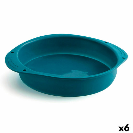 Kuchenspringform Quid Silik One Blau Kunststoff (29 x 24 cm) (Pack 6x)