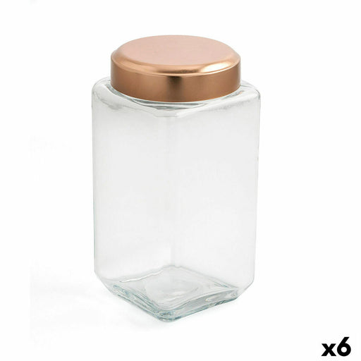 Gefäß Quid B&w Kupfer Glas 1,65 L (Pack 6x)