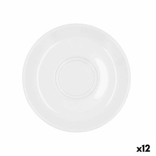 Teller Bidasoa Glacial Ø 15 cm Weiß aus Keramik (12 Stück) (Pack 12x)