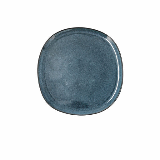 Flacher Teller Bidasoa Ikonic Blau aus Keramik 20,2 x 19,7 x 1,3 cm (6 Stück) (Pack 6x)